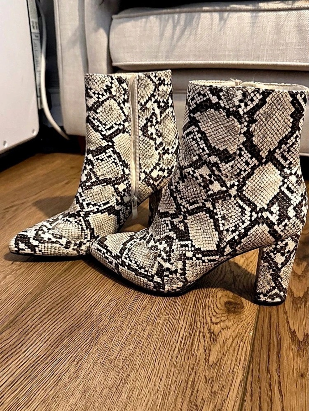 Matisse Caty Boot Women's Snake Print Heeled Boots